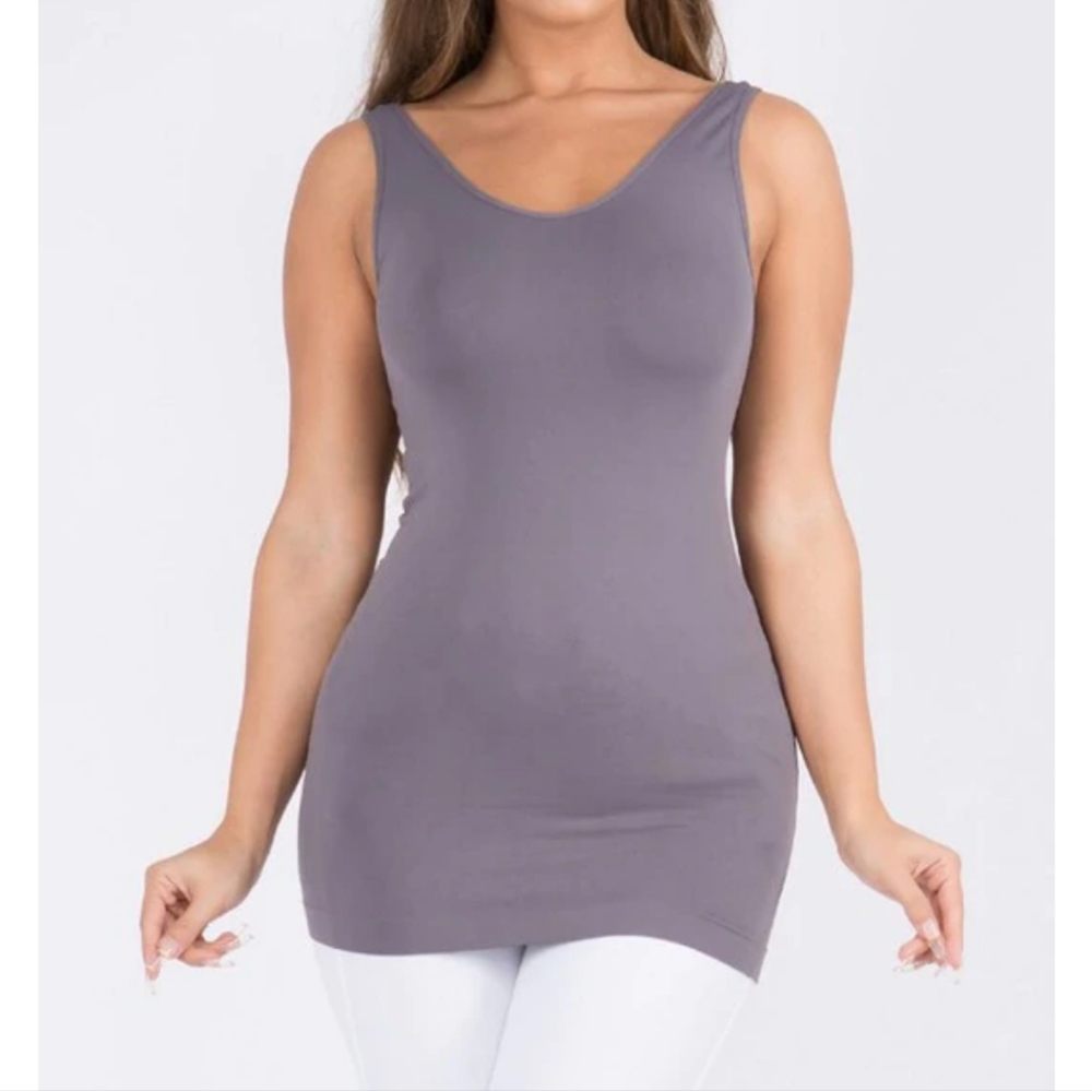 Yelete NWT Reverseable Seamless Tank Top OS 0-14 - Picture 2 of 8